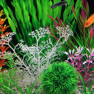 QUMY Aquarium Plants Plastic 14PCS - QUMY Pet
