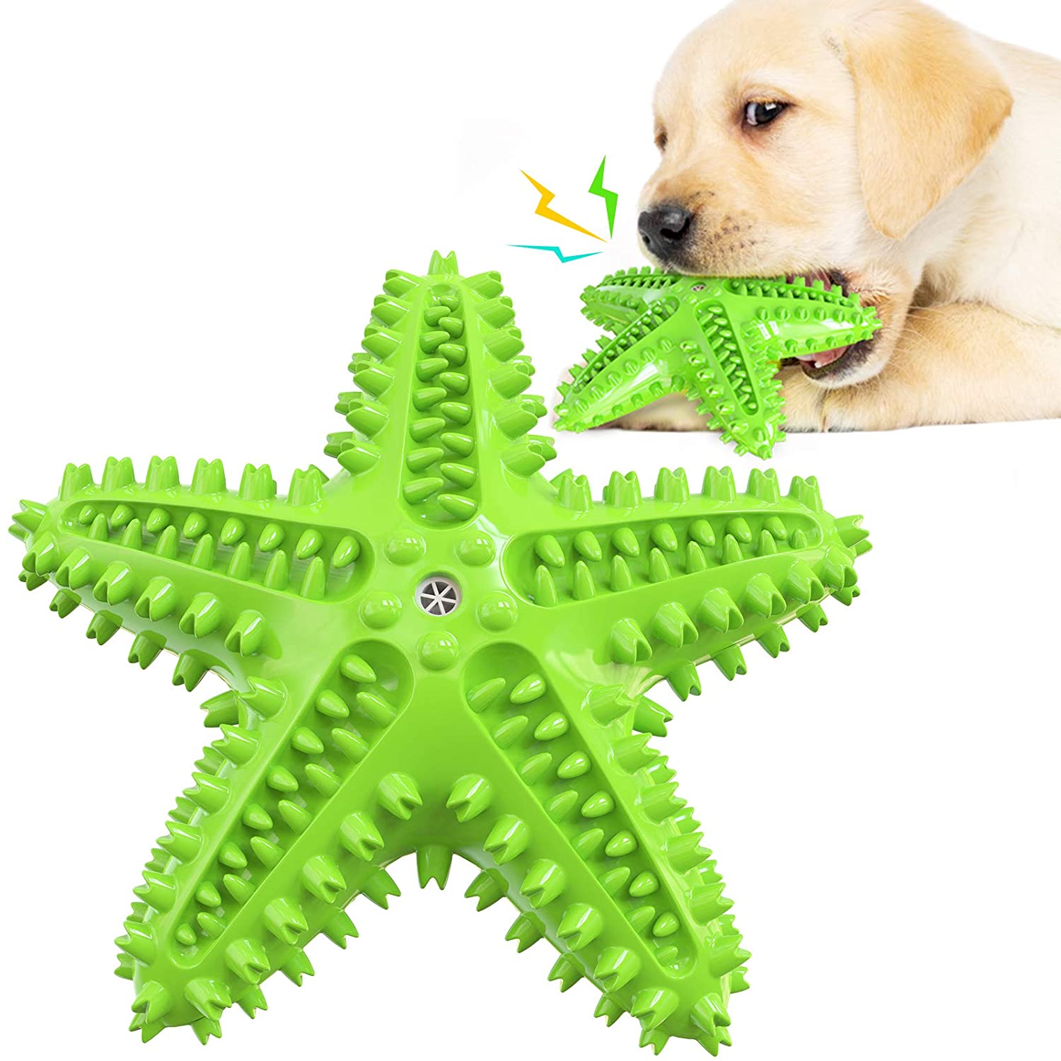 QUMY Dog Chew Toy Starfish Squeaky - QUMY