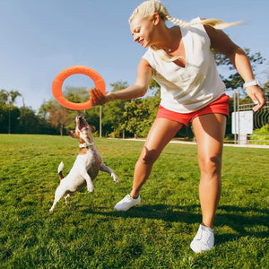 QUMY Dog Flying Discs EVA Ring Puller - QUMY